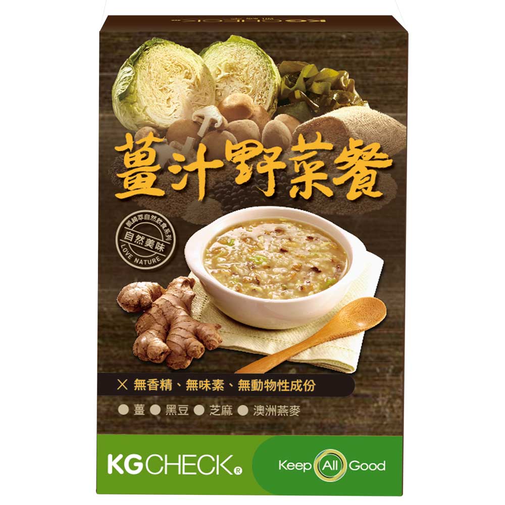 【聯華食品 KGCHECK】 薑汁野菜代謝餐 6入組(6包 x 6盒)