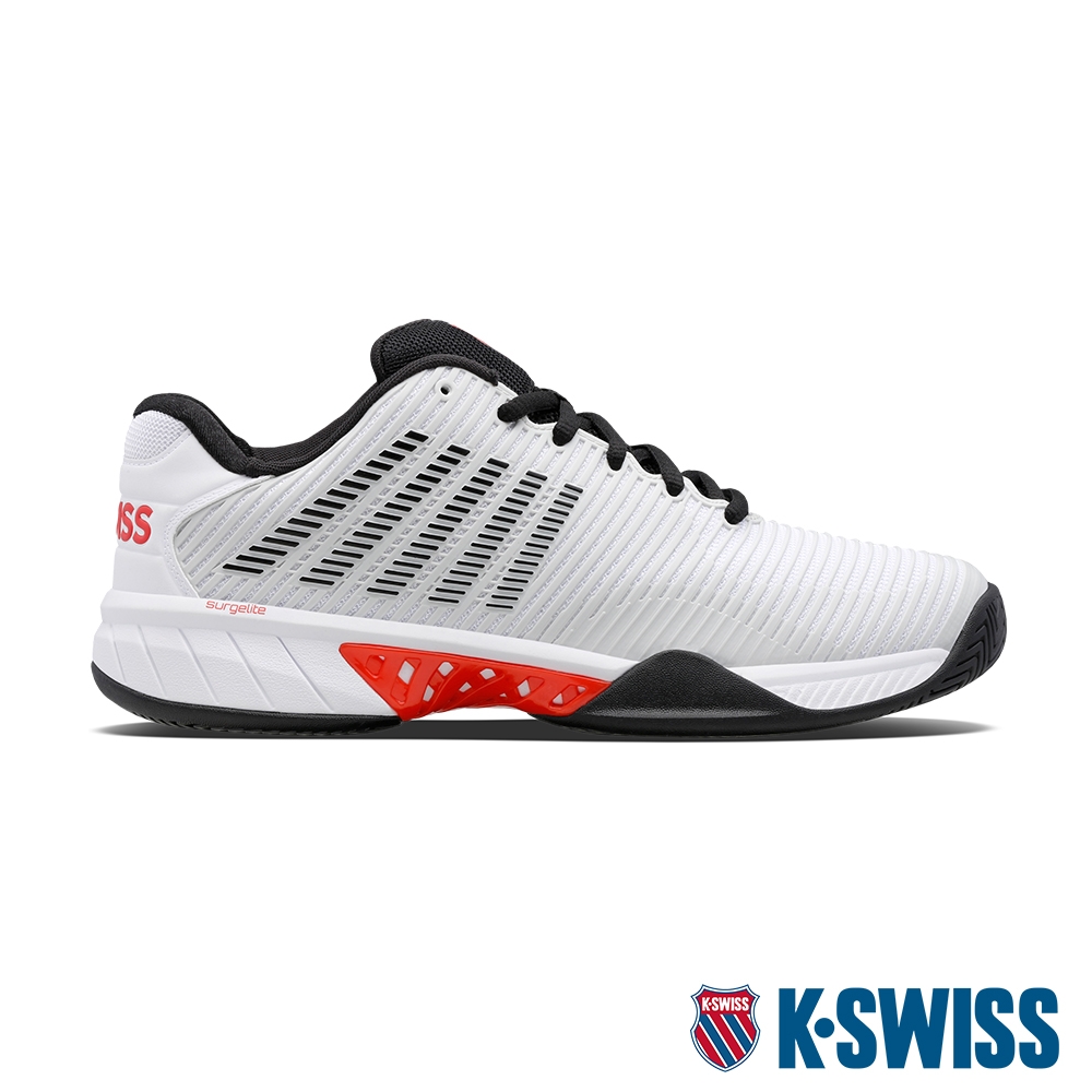 K-SWISS Hypercourt Express 2透氣輕量網球鞋-男-白/黑/紅
