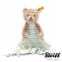 STEIFF德國金耳釦泰迪熊 GOTS Rudy Teddy Bear Comforter 熊寶寶 嬰幼兒安撫巾