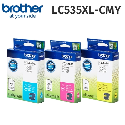 brother LC535XL-CMY 原廠高容量彩色墨水組