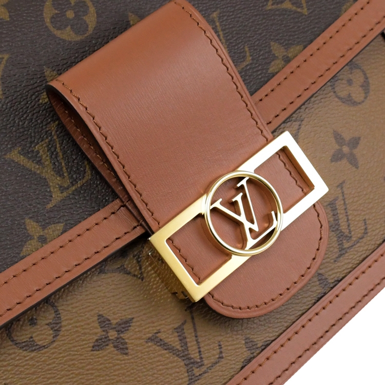 LOUIS VUITTON Shoulder Bag M68746 Portefeiulle Dauphine Monogram rever –