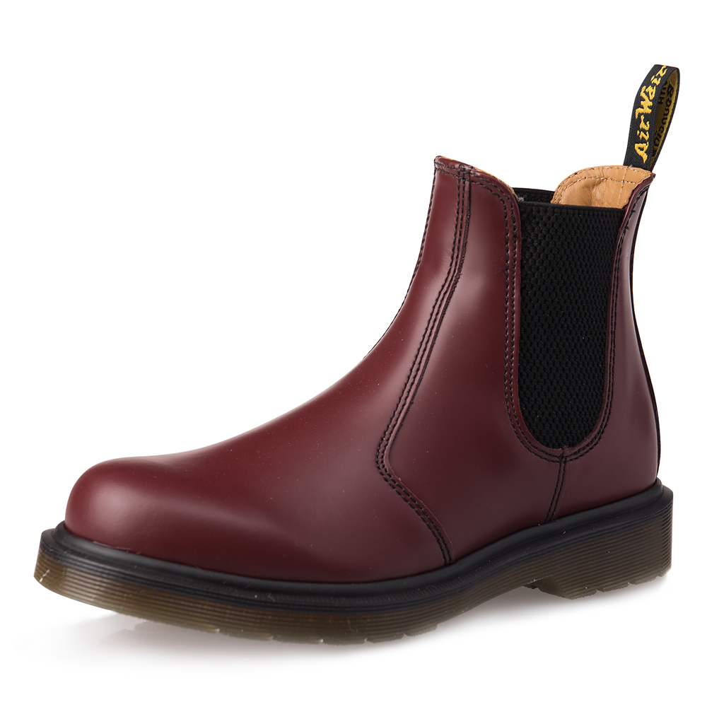 Dr.Martens 馬汀 2976 SMOOTH 側邊鬆緊切爾西靴 馬丁硬皮平底短靴 素面真皮休閒鞋 11853600