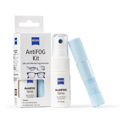 蔡司 Zeiss AntiFOG Kit 專業光學防霧噴霧組x2