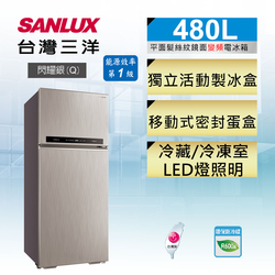 SANLUX台灣三洋 480L 1級變頻2門電冰箱 SR-C480BV1A