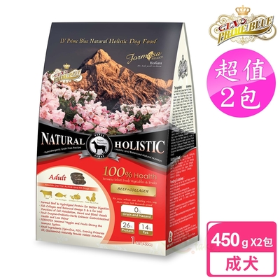 LV藍帶無穀濃縮 成犬 450g x 2包 牛肉+膠原蔬果