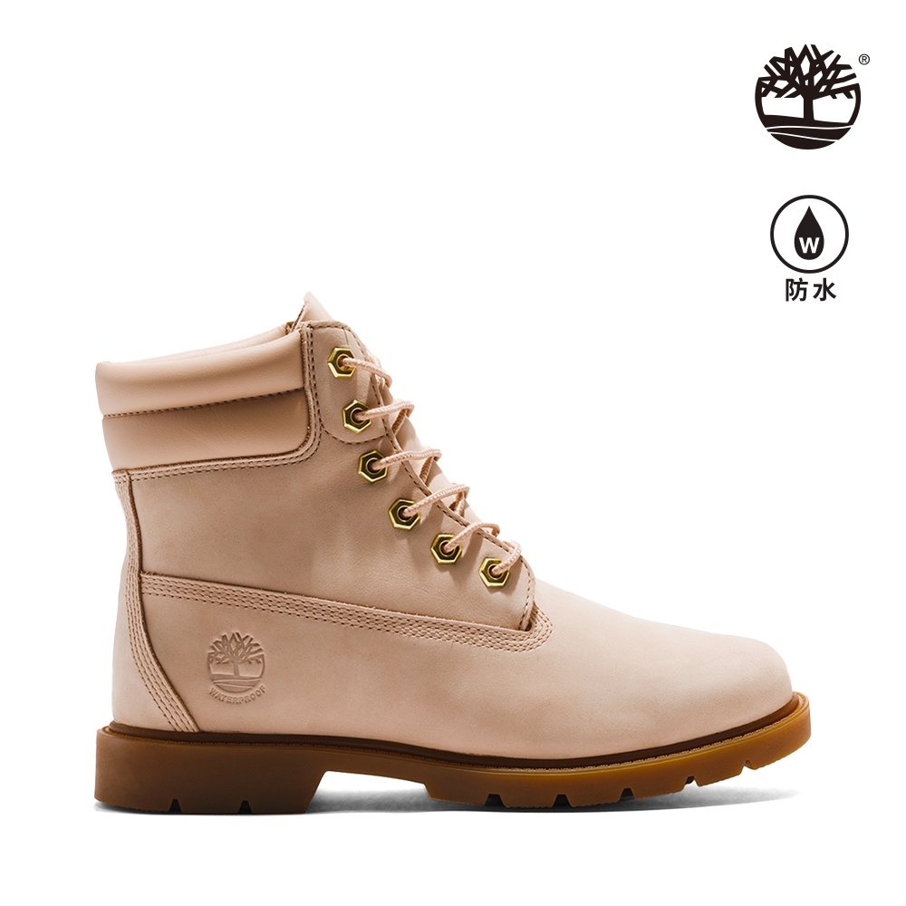 Timberland 女款淺米色防水六吋靴|A5N35DR1