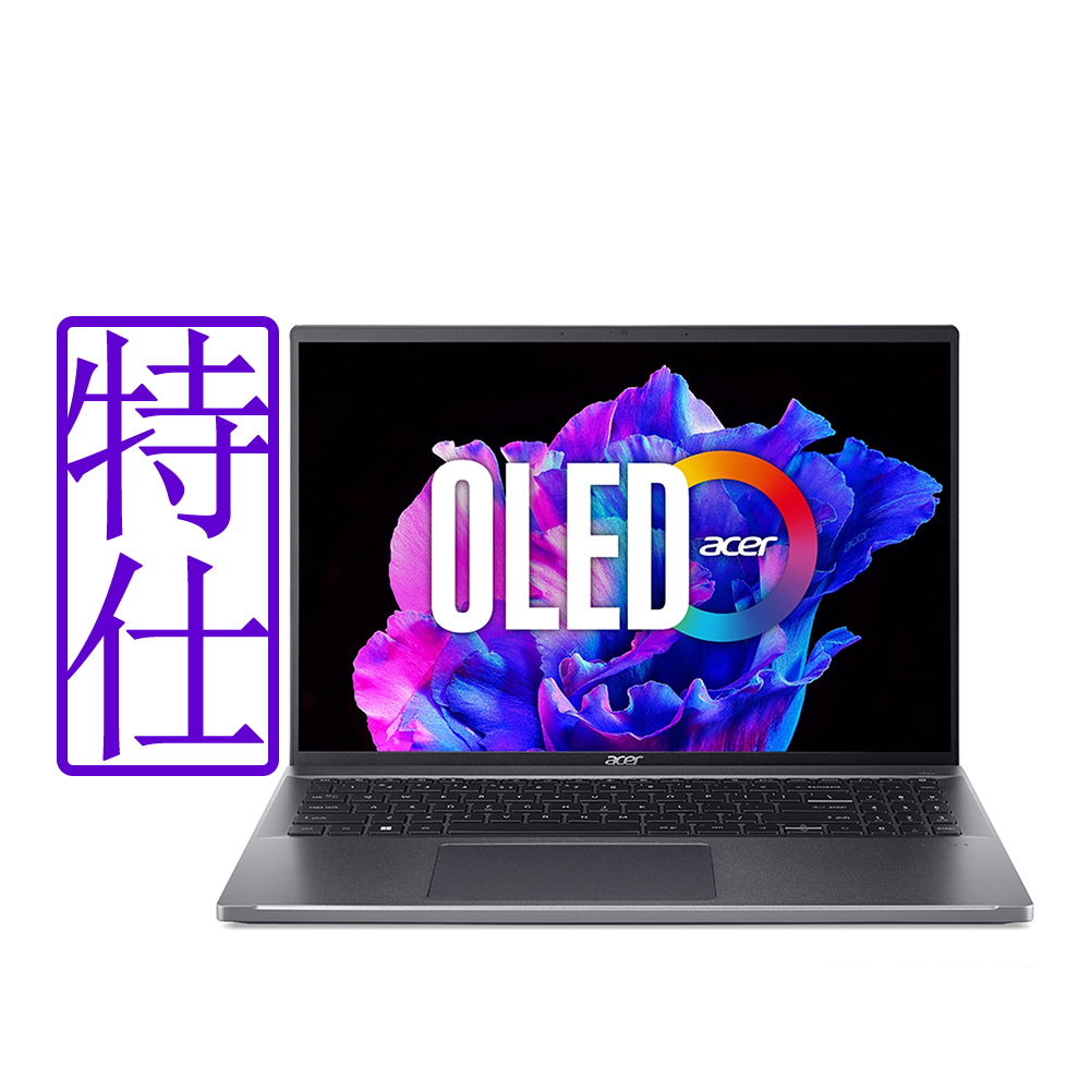 Acer 宏碁 Swift Go SFG16-71-71EZ 16吋OLED輕薄特仕筆電 (i7-13700H/16G/512G+1T/Win11)｜EVO認證