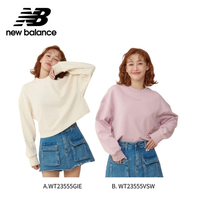 [New Balance]女性長袖上衣_兩款任選(WT23555GIE/WT23555VSW)