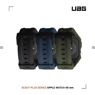 UAG Apple Watch 45mm 極簡保護殼潮流錶帶