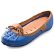美國加州 PONIC&Co. ELLA 防水輕量 娃娃鞋 雨鞋 藍色 防水鞋 懶人鞋 休閒鞋 環保膠鞋 平底 真皮滾邊 product thumbnail 1