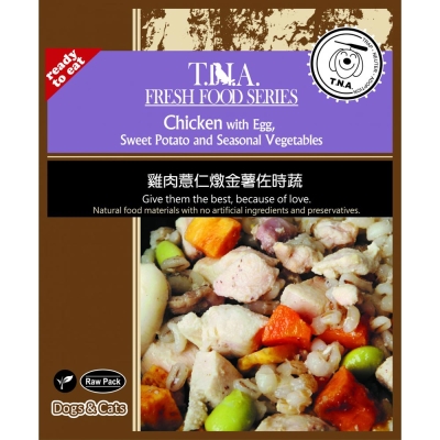 T.N.A 餐包系列 台灣鮮雞燉薏仁金薯佐時蔬 150g x 10包