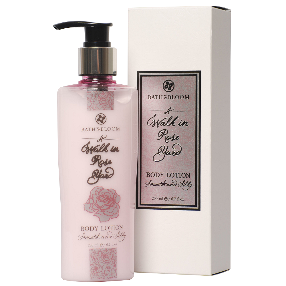 Bath & Bloom 漫步玫瑰園香氛身體乳 200ml