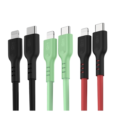 【二入組】ZMI MFI認證 USB-C to Lightning PD快充 液態矽膠 充電傳輸線 1M GL870 (iPhone/iPad適用)