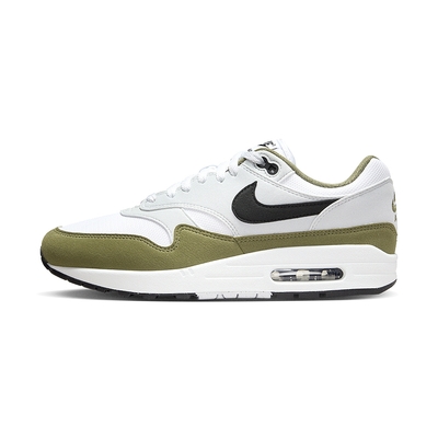 Nike Air Max 1 白 男 軍綠 氣墊 復古 經典 運動 休閒 