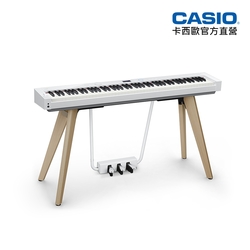 CASIO卡西歐原廠數位鋼琴木質琴鍵 PX-S7000鏡白(含安裝+ATH-S100耳機)