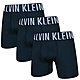 Calvin Klein Intense Power 男內褲 絲質寬腰帶 合身四角褲/CK內褲-黑色系 三入組 product thumbnail 1