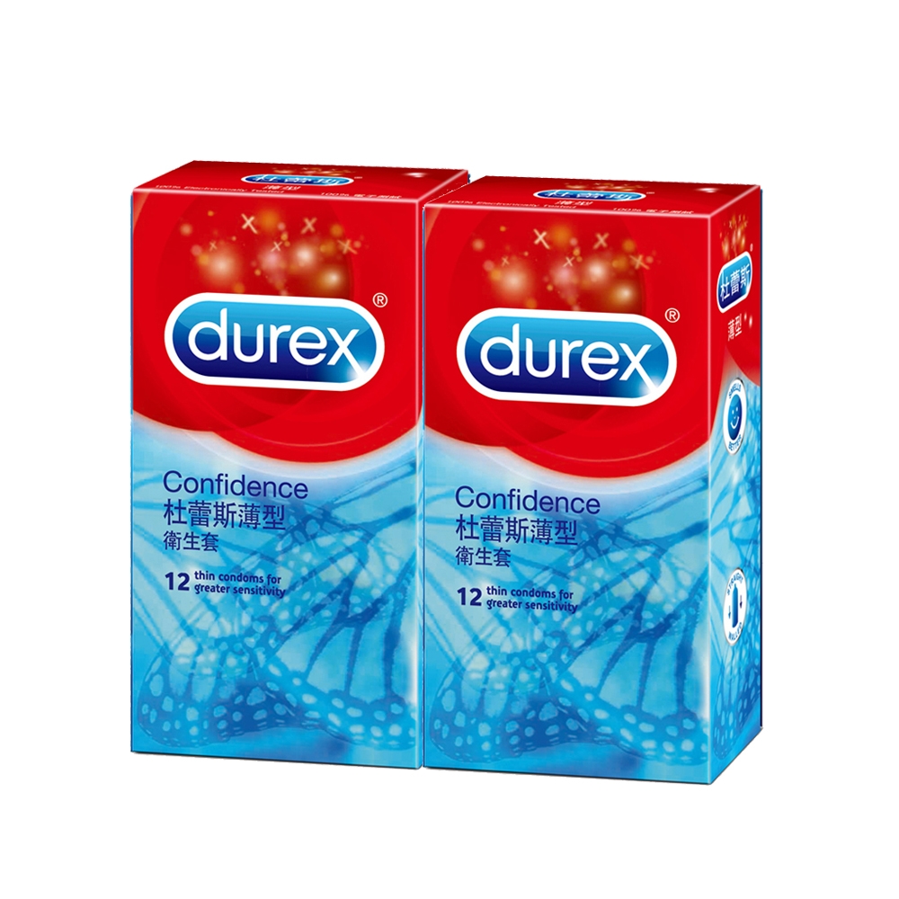 Durex 杜蕾斯-薄型保險套(12入)x2盒