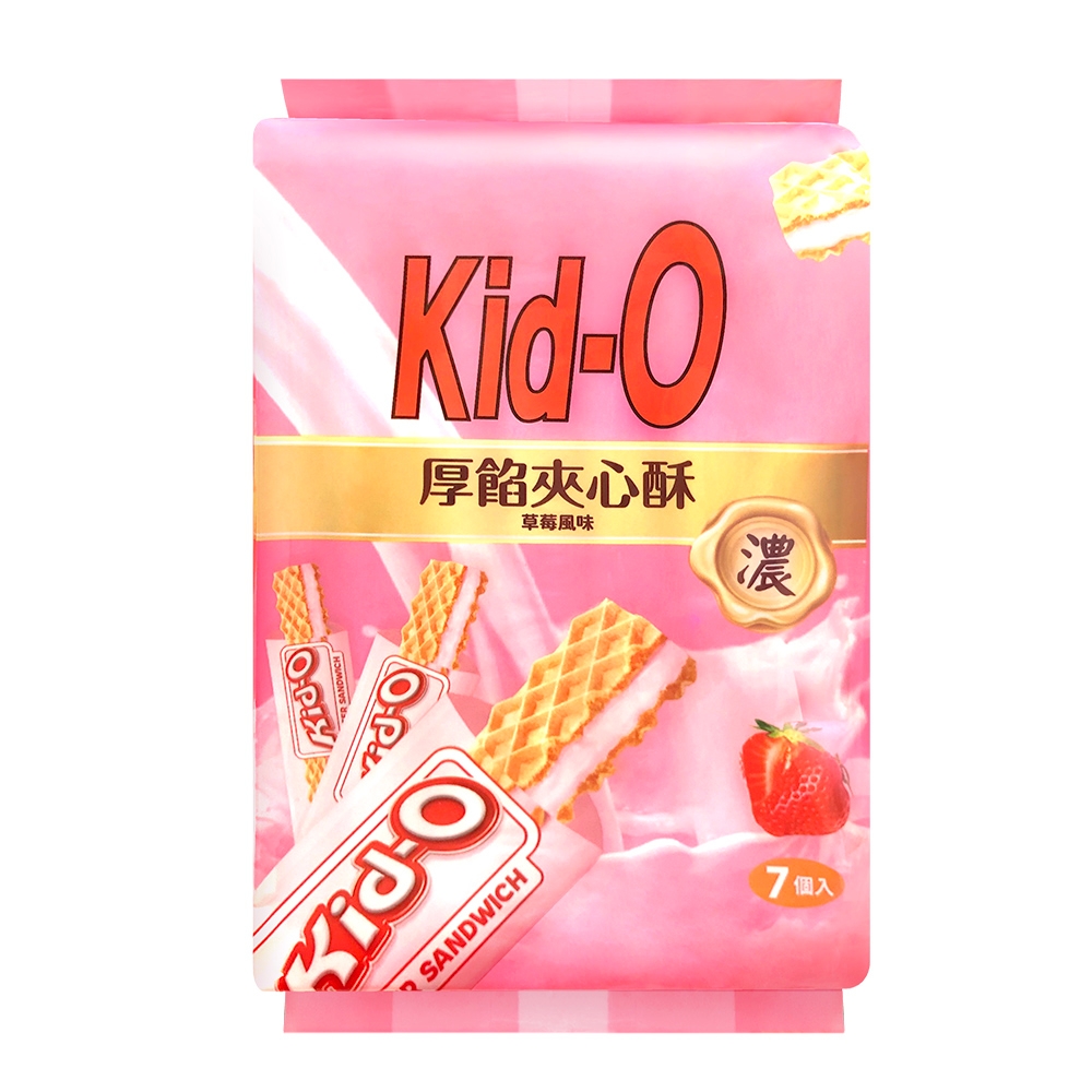 Kid-O厚餡夾心酥-草莓風味(91g)