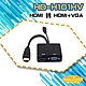 昌運監視器 HD-H101HV HDMI轉HDMI+VGA 轉換器 免電源 product thumbnail 1