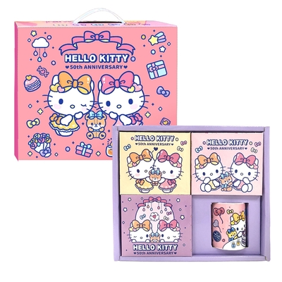 Hello Kitty 50周年馬克杯禮盒