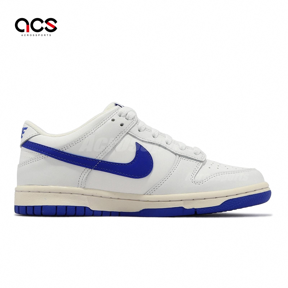 Nike Dunk Low GS 大童鞋女鞋白藍克萊茵藍海鹽牛奶休閒鞋DH9765-105