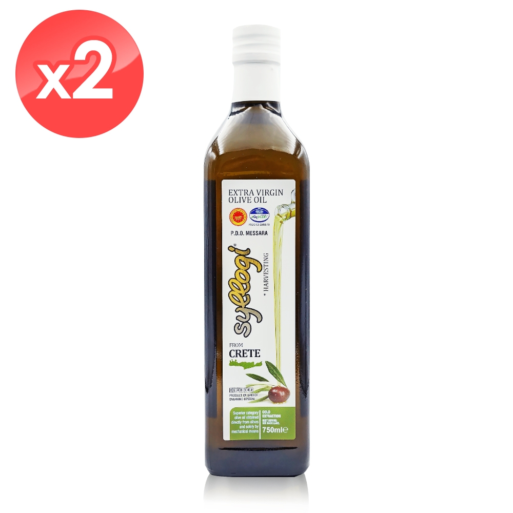 【Syllogi】斯洛奇頂級初榨橄欖油2瓶組(750毫升/瓶) 效期2023/11/15