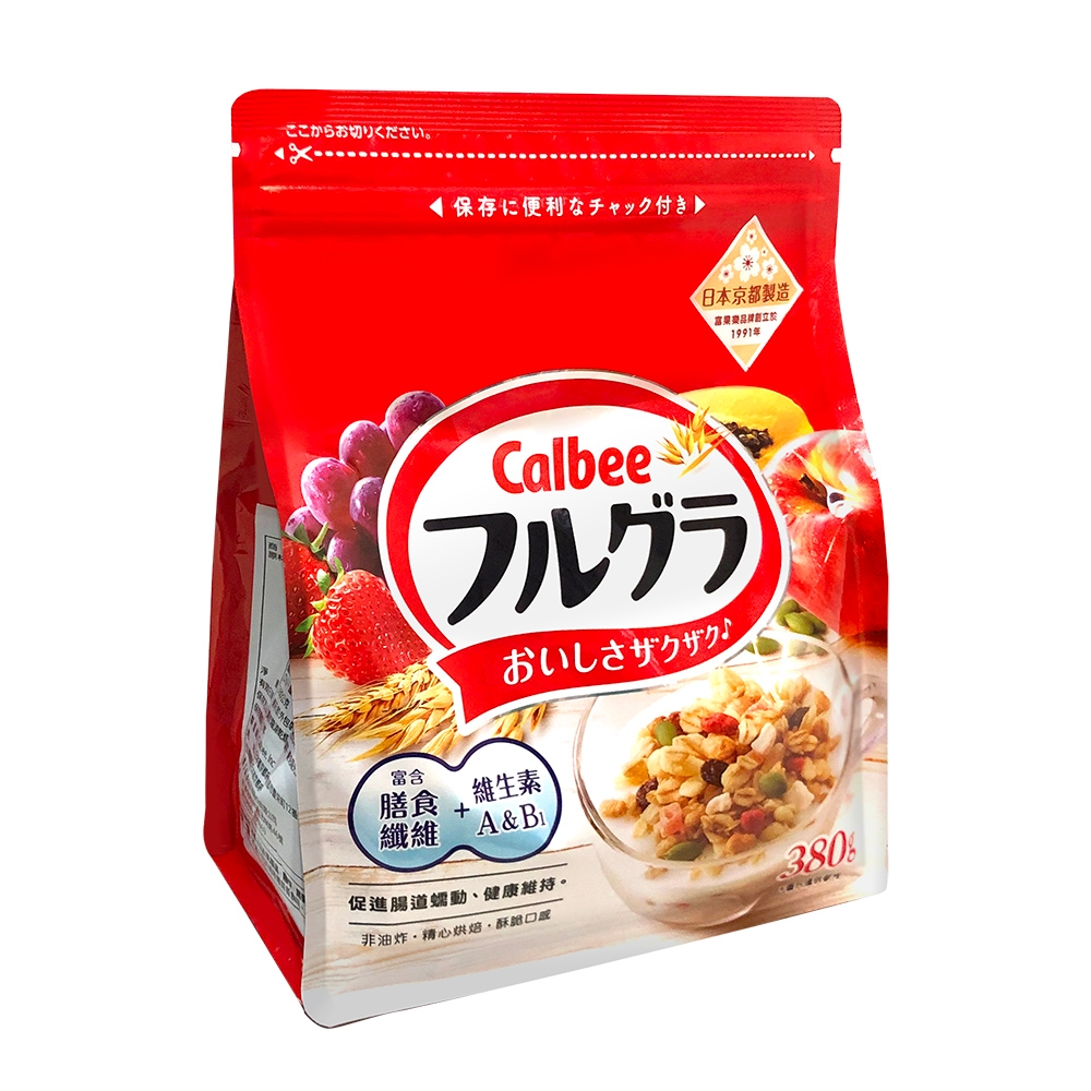 Calbee卡樂比 富果樂水果麥片(380g)