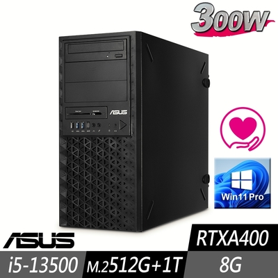 ASUS 華碩 13代繪圖先鋒工作站 i5-13500/8G/M.2-512GB+1TB/RTXA400/W11P