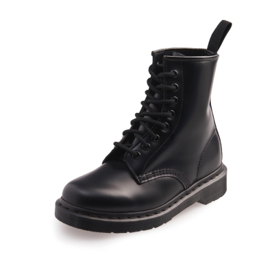 Dr.Martens 馬汀 1460 MONO SMOOTH 硬皮平底8孔綁帶短筒靴 馬丁中性款休閒鞋 14353001