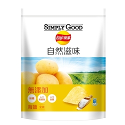 SIMPLY GOOD 樂事自然滋味夾鏈包-海鹽口味(189G)