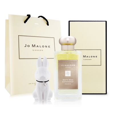 *Jo Malone 星光聖誕白苔與雪花蓮香水 White Moss & Snowdrop 100ml[附提袋]+擴香石-聖誕限定版