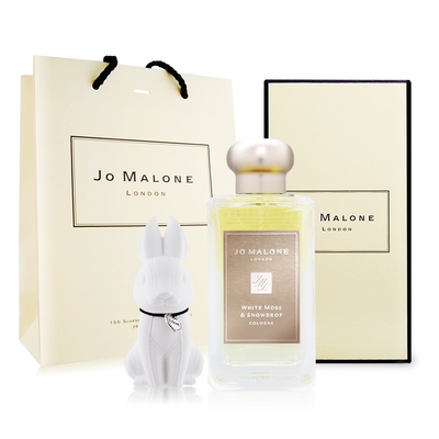 Jo Malone 星光聖誕白苔與雪花蓮香水 White Moss & Snowdrop 100ml[附提袋]+擴香石-聖誕限定版