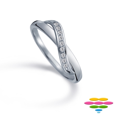 彩糖鑽工坊 4-6分鑽石戒指 愛情羽翼系列