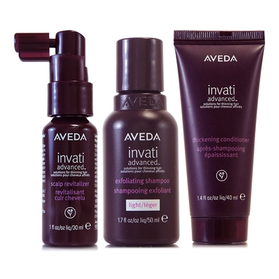 AVEDA 蘊活更新洗潤三件組(蘊活菁華更新洗髮精50ml+潤40ml+(滋養液10*3或30ml))-正統公司貨