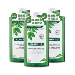 KLORANE蔻蘿蘭 控油洗髮精400ml 三入特惠組