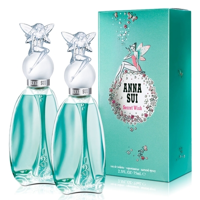 ANNA SUI 安娜蘇 許願精靈女性淡香水75mlX2入