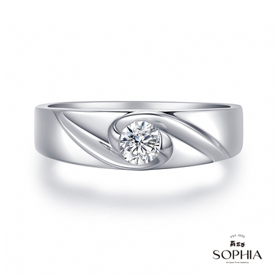 SOPHIA 蘇菲亞珠寶 - 相戀 8分 18K金 鑽石戒指