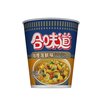 日清 合味道咖哩海鮮味杯麵(71g)