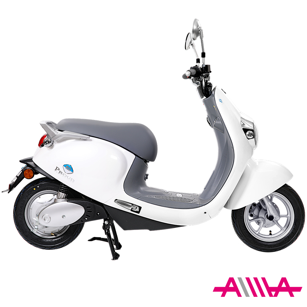 【AIMA 愛瑪】麥 電動自行車 電動車(48V鉛酸 LED光圈 高性能減震 搭配智能防盜)-白