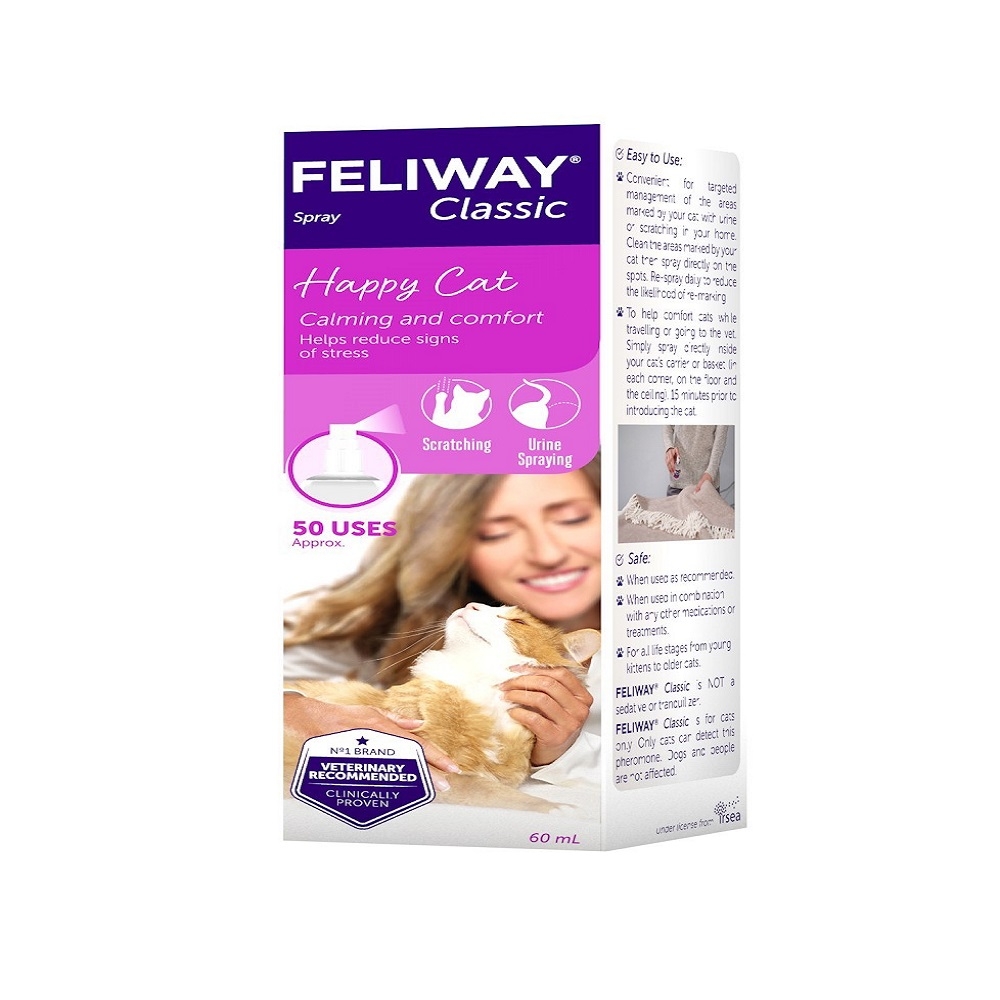 法國FELWAY CLASSIC費洛貓(費洛蒙、費利威)噴劑 60ml (FW-281010P)