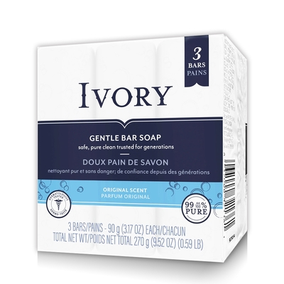 IVORY 清新香皂(90g×3入)