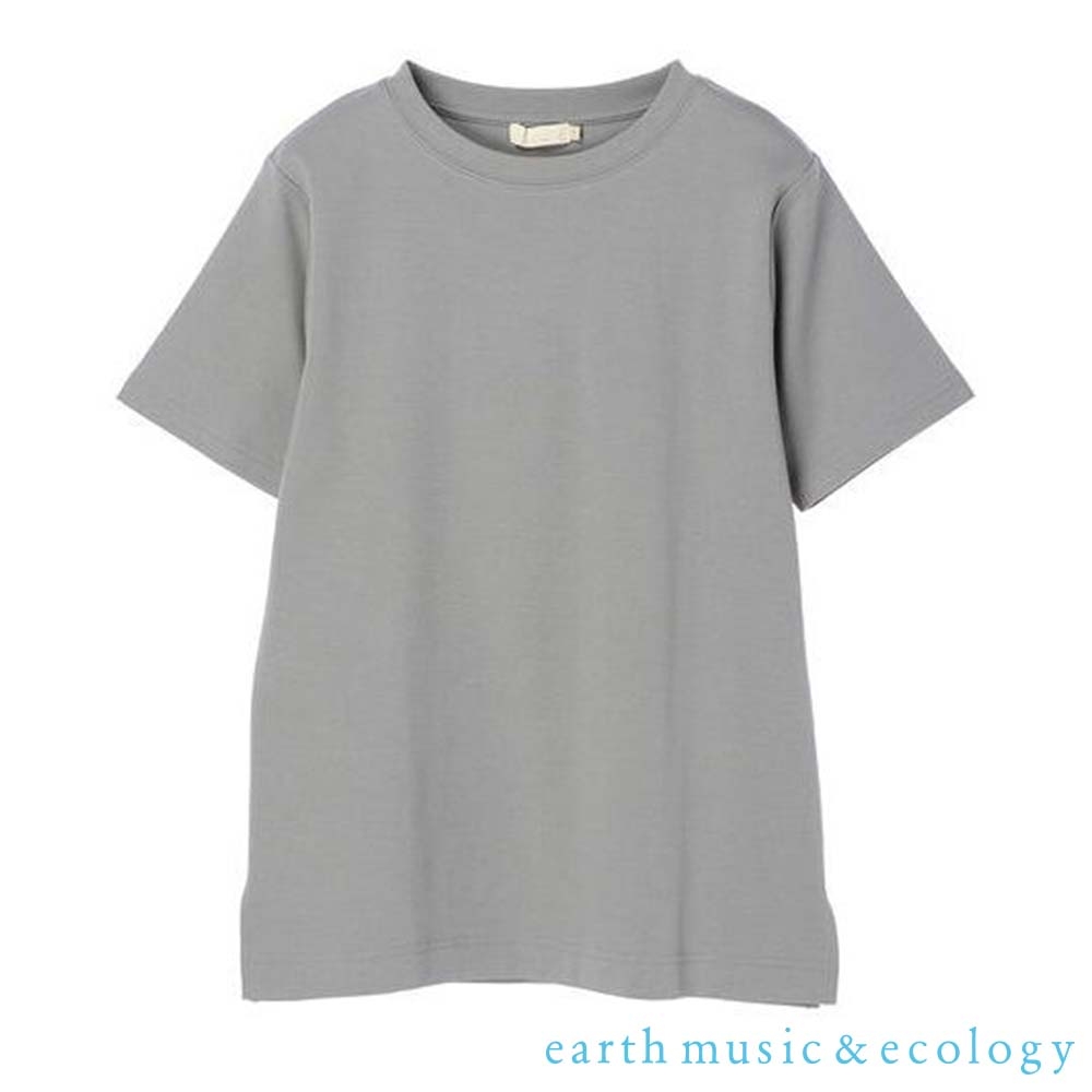 earth music 定番圓領純棉短袖T恤