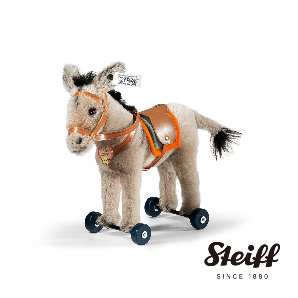 STEIFF Donkey on wheels replica 1929 復古驢子復刻限量版