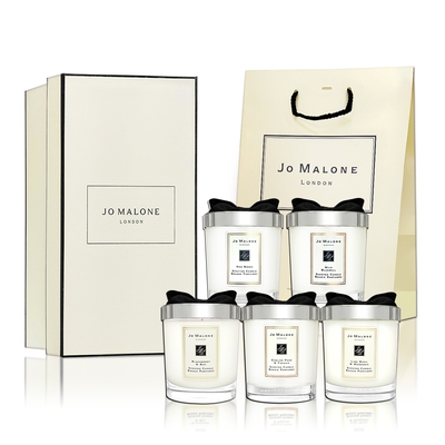 JO MALONE 香氛工藝蠟燭200g-附原廠提袋 (青檸羅勒/紅玫瑰/英國梨與小蒼蘭/黑莓與月桂葉/牡丹與胭紅麂絨/鼠尾草/藍風鈴)