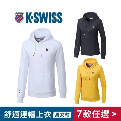 K-SWISS Terry Hoodie連帽上衣-男女-七款任選