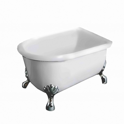 【I-Bath Tub精品浴缸】伊莉莎白-經典銀(100cm)