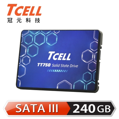 TCELL 冠元 TT750 240GB 2.5吋 SATAIII SSD 固態硬碟
