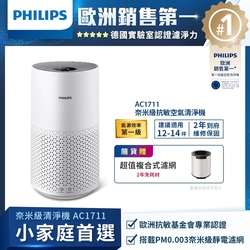 飛利浦PHILIPS 奈米級空氣清淨機 AC1711