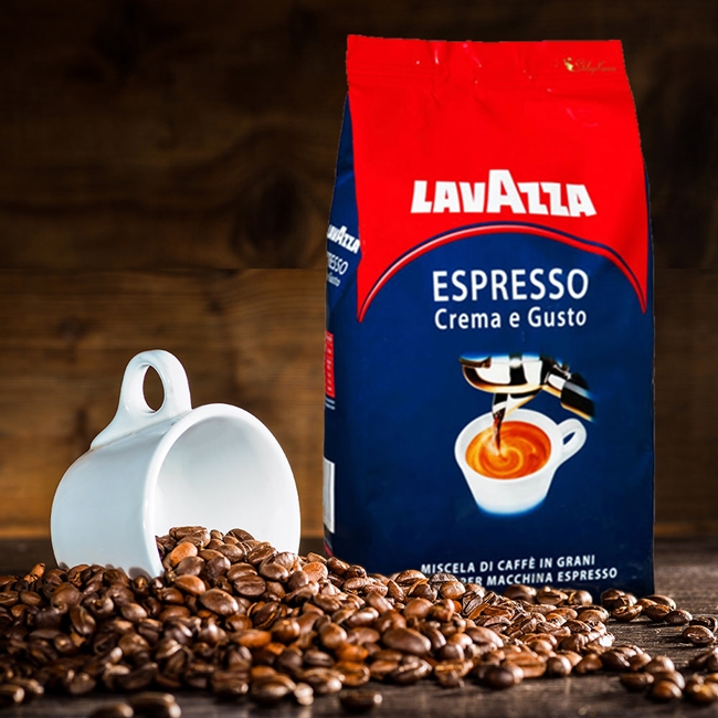 LAVAZZA 咖啡豆(1000g)+每日咖啡粉(250g)