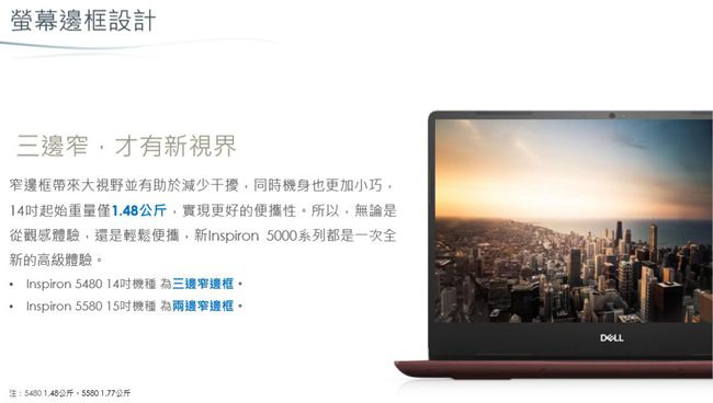 Dell Inspiron 5000 14吋筆電 (i7-8565U/8GB/1TB+12